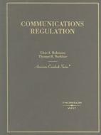 Communications Regulation di Glen O. Robinson, Thomas Nachbar edito da West Academic