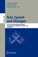 Text, Speech and Dialogue edito da Springer Berlin Heidelberg