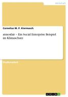 atmosfair - Ein Social Enterprise Beispiel im Klimaschutz di Cornelius M. P. Kiermasch edito da GRIN Publishing