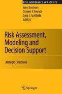 Risk Assessment, Modeling and Decision Support edito da Springer Berlin Heidelberg