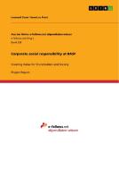 Corporate Social Responsibility At Basf di Leonard Coen, Jean-Luc Frast edito da Grin Publishing