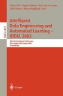 Intelligent Data Engineering and Automated Learning - IDEAL 2002 di H. Yin, N. Allinson, R. Freeman edito da Springer Berlin Heidelberg