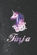 Finja: First Name Personalized Unicorn Customized Names Gift Birthday Girl Notebook Journal di Day Writing Journals edito da INDEPENDENTLY PUBLISHED