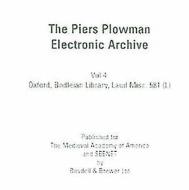 The Piers Plowman Electronic Archive: 4. Oxford, Bodleian Library MS Laud Misc. 581 (SC 987) on CD-ROM (Individual Use) edito da Boydell & Brewer