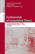 Fundamentals of Computation Theory edito da Springer International Publishing