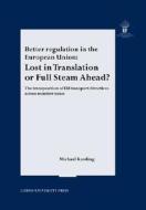Better Regulation In The European Union di Michael Kaeding edito da Leiden University Press