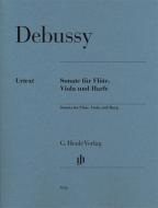 Sonate für Flöte, Viola und Harfe di Claude Debussy edito da Henle, G. Verlag