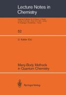 Many-Body Methods in Quantum Chemistry edito da Springer Berlin Heidelberg