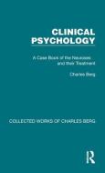 Clinical Psychology di Charles Berg edito da Taylor & Francis Ltd