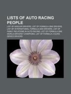 Lists Of Auto Racing People: List Of Nas di Books Llc edito da Books LLC, Wiki Series