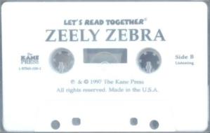 Zeely Zebra di Barbara deRubertis edito da Kane Press