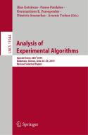 Analysis of Experimental Algorithms edito da Springer International Publishing