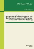Analyse der Wechselwirkungen von Leistungsbilanzsalden, Währungspolitik und Staatsverschuldung di Gerhard Lippert edito da Bachelor + Master Publishing