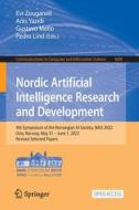 Nordic Artificial Intelligence Research and Development edito da Springer International Publishing