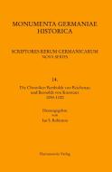 Die Chroniken Bertholds von Reichenau und Bernolds von Konstanz 1054-1100 di Ian S. Robinson edito da Harrassowitz Verlag
