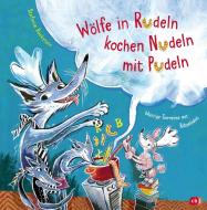 Wölfe in Rudeln kochen Nudeln mit Pudeln - Würzige Tierreime mit Rätselsalat di Stefanie Duckstein edito da cbj