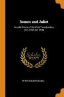 Romeo And Juliet di Peter Augustin Daniel edito da Franklin Classics Trade Press