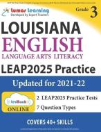 LEAP Test Prep: Grade 3 English Language Arts Literacy (ELA) Practice Workbook and Full-length Online Assessments: LEAP  di Lumos Learning edito da LIGHTNING SOURCE INC