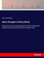 Many Thoughts of Many Minds di Henry Southgate edito da hansebooks