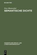 Semantische Dichte di Peter Blumenthal edito da De Gruyter