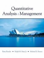 Quantitative Analysis for Management Value Package (Includes POM-Qm V 3 for Windows Manual and CD POM) di Barry Render, Ralph M. Stair, Michael E. Hanna edito da Prentice Hall