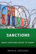 Sanctions: What Everyone Needs to Know(r) di Bruce W. Jentleson edito da OXFORD UNIV PR