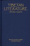Tibetan Literature Studies in Genre di Jose Ignacio Cabezon, Roger R. Jackson edito da Snow Lion Publications