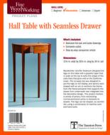 Fine Woodworking's Hall Table with Seamless Drawer Plan di Fine Woodworking edito da Taunton Press