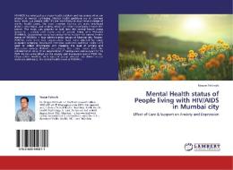 Mental Health status of People living with HIV/AIDS in Mumbai city di Ranjan Pattnaik edito da LAP Lambert Academic Publishing