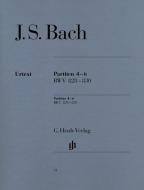 Partiten 4-6 BWV 828 - 830 di Johann Sebastian Bach edito da Henle, G. Verlag