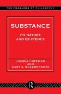 Substance di Joshua Hoffman edito da Routledge