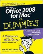 Office 2008 For Mac For Dummies di Bob LeVitus edito da John Wiley And Sons Ltd