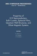 Properties Of Ii-vi Semiconductors: Volume 161 edito da Cambridge University Press