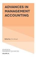 Advances In Management Accounting edito da Emerald Publishing Limited
