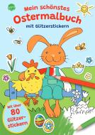 Mein schönstes Ostermalbuch mit Glitzerstickern (Mit über 80 Glitzerstickern) di Silke Reimers edito da Arena Verlag GmbH