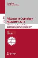 Advances in Cryptology - ASIACRYPT 2013 edito da Springer Berlin Heidelberg