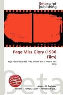 Page Miss Glory (1936 Film) edito da Betascript Publishing