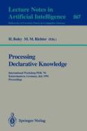 Processing Declarative Knowledge edito da Springer Berlin Heidelberg