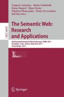 The Semantic Web: Research And Applications edito da Springer-verlag Berlin And Heidelberg Gmbh & Co. Kg