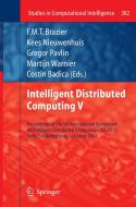 Intelligent Distributed Computing V edito da Springer Berlin Heidelberg