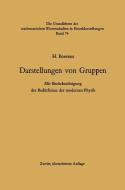 Darstellungen von Gruppen di Hermann Boerner edito da Springer Berlin Heidelberg