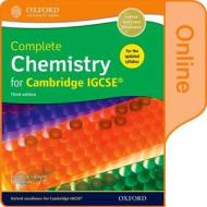 Complete Chemistry For Cambridge IGCSE (R) Online Student Book di RoseMarie Gallagher, Paul Ingram edito da Oxford University Press