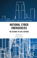 National Cyber Emergencies edito da Taylor & Francis Ltd