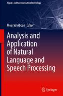 Analysis and Application of Natural Language and Speech Processing edito da Springer International Publishing