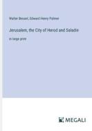 Jerusalem, the City of Herod and Saladin di Walter Besant, Edward Henry Palmer edito da Megali Verlag