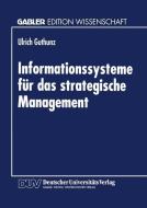 Informationssysteme für das strategische Management edito da Deutscher Universitätsverlag