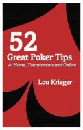 52 Great Poker Tips di Lou Krieger edito da Pavilion Books