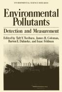 Environmental Pollutants edito da Springer US