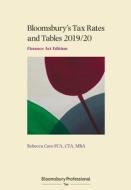 Bloomsbury's Tax Rates And Tables 2019/20: Finance Act Edition di Rebecca Cave edito da Bloomsbury Publishing Plc
