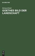Goethes Bild Der Landschaft: Untersuchungen Zur Landschaftsdarstellung in Goethes Kunstprosa di Richard Beitl edito da Walter de Gruyter